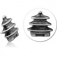 SURGICAL STEEL MICRO ATTACHMENT FOR 1.2MM INTERNALLY THREADED PINS PIERCING