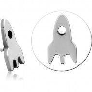 SURGICAL STEEL MICRO ATTACHMENT FOR 1.2MM INTERNALLY THREADED PINS PIERCING