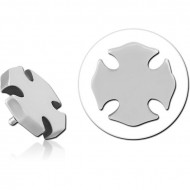 SURGICAL STEEL MICRO ATTACHMENT FOR 1.2MM INTERNALLY THREADED PINS PIERCING