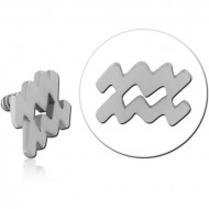 SURGICAL STEEL MICRO ATTACHMENT FOR 1.2MM INTERNALLY THREADED PINS PIERCING