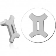SURGICAL STEEL MICRO ATTACHMENT FOR 1.2MM INTERNALLY THREADED PINS PIERCING