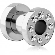 STAINLESS STEEL VALUE JEWELLED THREADED TUNNEL