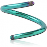 ANODISED MICRO BODY SPIRAL PIN