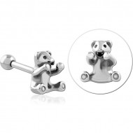 SURGICAL STEEL TRAGUS MICRO BARBELL PIERCING