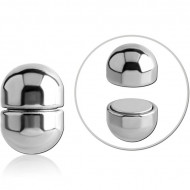 SURGICAL STEEL MAGNETIC FAKE PLUG PIERCING