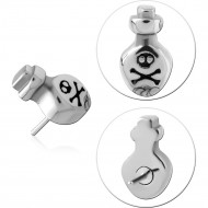 SURGICAL STEEL THREADLESS ATTACHMENT - POISON