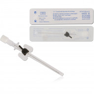 SURGICAL STEEL PIERCING NEEDLE WITH TUBE PIERCING