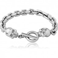 SURGICAL STEEL JEWELLED BRACELET