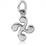 SURGICAL STEEL CHARM - CROSS