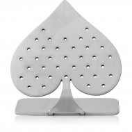 SURGICAL STEEL MATT FINISH DISPLAY HOLE 0.6 MM FOR THREADLESS TOPS WITH SILICONE SLEEVE-SPADES PIERCING