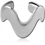 SURGICAL STEEL EAR CUFF - W