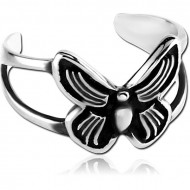 SURGICAL STEEL EAR CUFF - BUTTERFLY