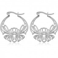SURGICAL STEEL HOOP EARRINGS PAIR