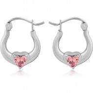 SURGICAL STEEL HOOP EARRINGS PAIR