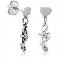 SURGICAL STEEL EAR STUDS PAIR