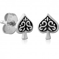 SURGICAL STEEL EAR STUDS PAIR