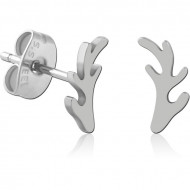 SURGICAL STEEL EAR STUDS PAIR