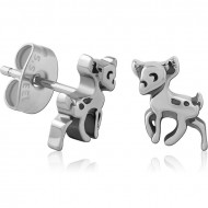 SURGICAL STEEL EAR STUDS PAIR
