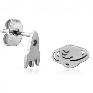 SURGICAL STEEL EAR STUDS PAIR