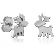 SURGICAL STEEL EAR STUDS PAIR