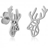 SURGICAL STEEL EAR STUDS PAIR