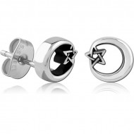 SURGICAL STEEL EAR STUDS PAIR