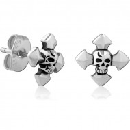 SURGICAL STEEL EAR STUDS PAIR