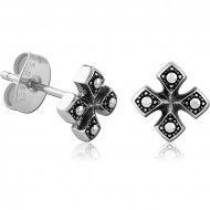 SURGICAL STEEL EAR STUDS PAIR