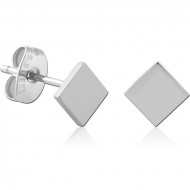 SURGICAL STEEL EAR STUDS PAIR