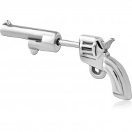 SURGICAL STEEL FAKE PLUG PIERCING