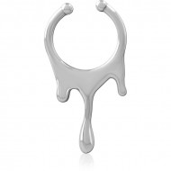 SURGICAL STEEL FAKE SEPTUM RING PIERCING