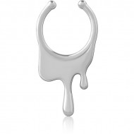 SURGICAL STEEL FAKE SEPTUM RING PIERCING