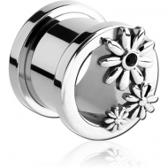 SURGICAL STEEL JEWELLED THREADED TUNNEL