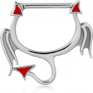 SURGICAL STEEL NIPPLE CLICKER