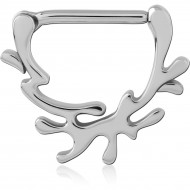 SURGICAL STEEL NIPPLE CLICKER