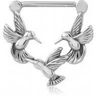 SURGICAL STEEL NIPPLE CLICKER