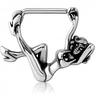 SURGICAL STEEL NIPPLE CLICKER - WOMEN