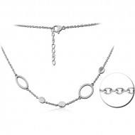 SURGICAL STEEL NECKLACE WITH PENDANT