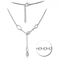 SURGICAL STEEL NECKLACE WITH PENDANT