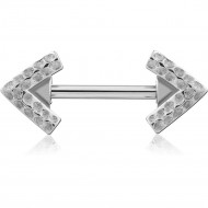 SURGICAL STEEL NIPPLE BAR