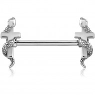 SURGICAL STEEL NIPPLE BAR