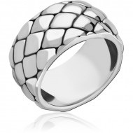 SURGICAL STEEL JEWELED RING