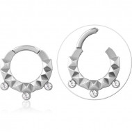 SURGICAL STEEL JEWELED MULTI PURPOSE CLICKER