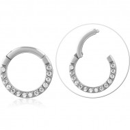 SURGICAL STEEL JEWELED MULTI PURPOSE CLICKER PIERCING