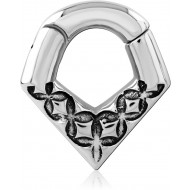 SURGICAL STEEL HINGED SEGMENT CLICKER