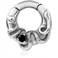 SURGICAL STEEL JEWELLED HINGED SEGMENT CLICKER