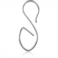 SURGICAL STEEL HOOP EARRING PIERCING