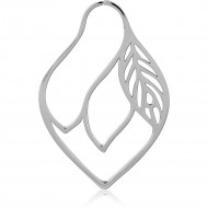 SURGICAL STEEL HOOP EARRING FOR TUNNEL