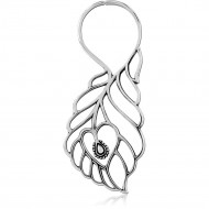 SURGICAL STEEL HOOP EARRING FOR TUNNEL