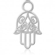 STERLING SILVER 925 SLIDING CHARM FOR HINGED SEGMENT RING